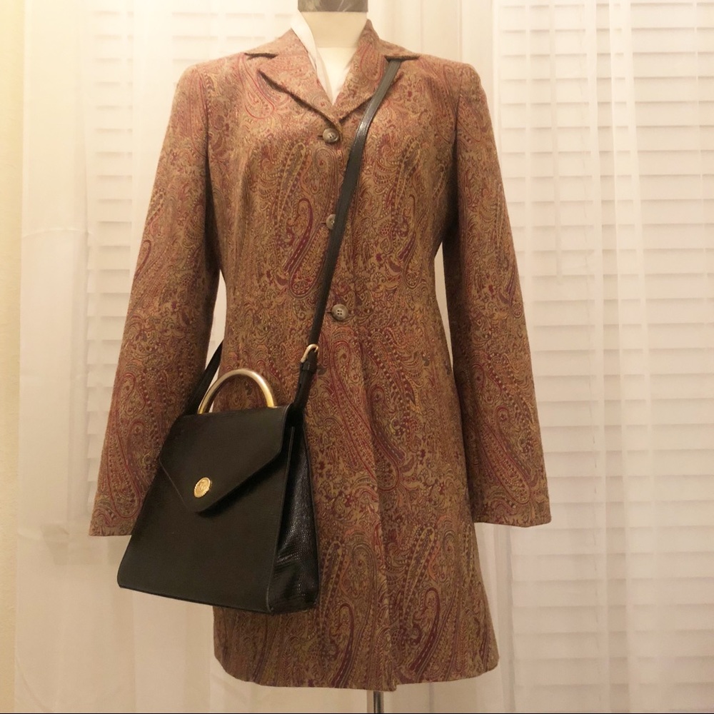 Ann Taylor: Paisley Peacoat